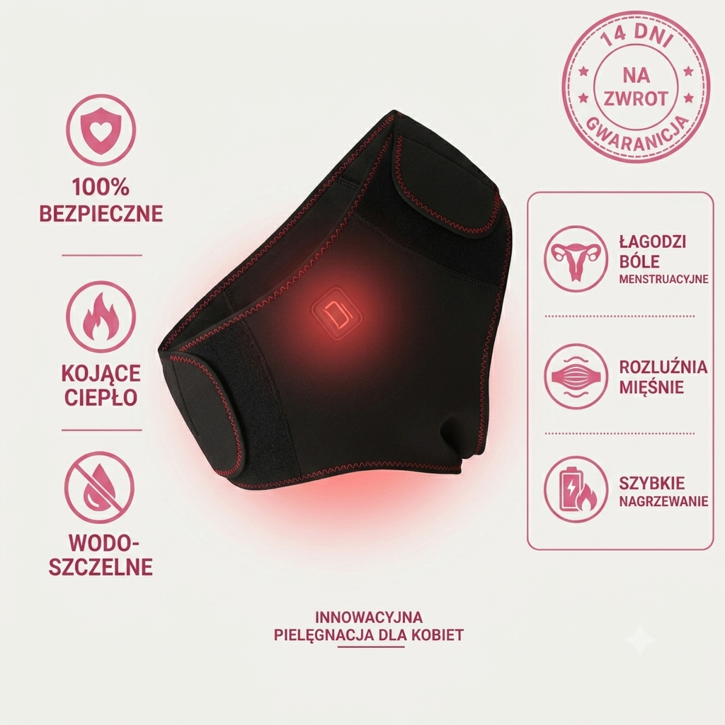 Meanzy Heat™- Elektryczny pas grzewczy na bóle menstruacyjne